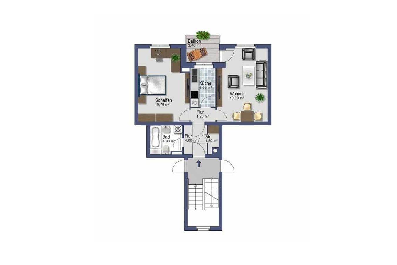 Prenájom bytu 2-izbový 60 m², Wildenhofeck 20, Reinbek, Šlezvicko-Holštajnsko Prenájom bytu 2-izbový 60 m², Wildenhofeck 20, Reinbek, Šlezvicko-Holštajnsko