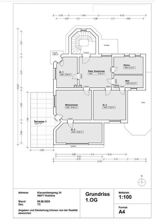 Predaj domu 315 m², pozemok 1.700 m², Koblenz, Porýnie-Falcko Predaj domu 315 m², pozemok 1.700 m², Koblenz, Porýnie-Falcko