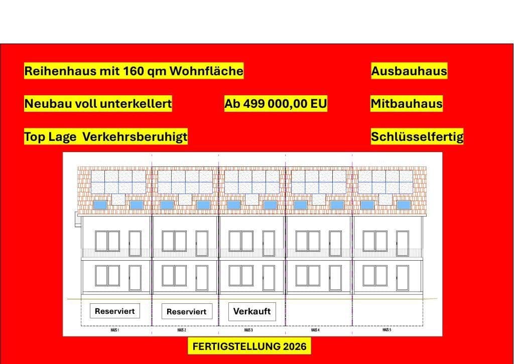 Predaj domu 160 m², pozemok 159 m², Gründau, Hesensko Predaj domu 160 m², pozemok 159 m², Gründau, Hesensko