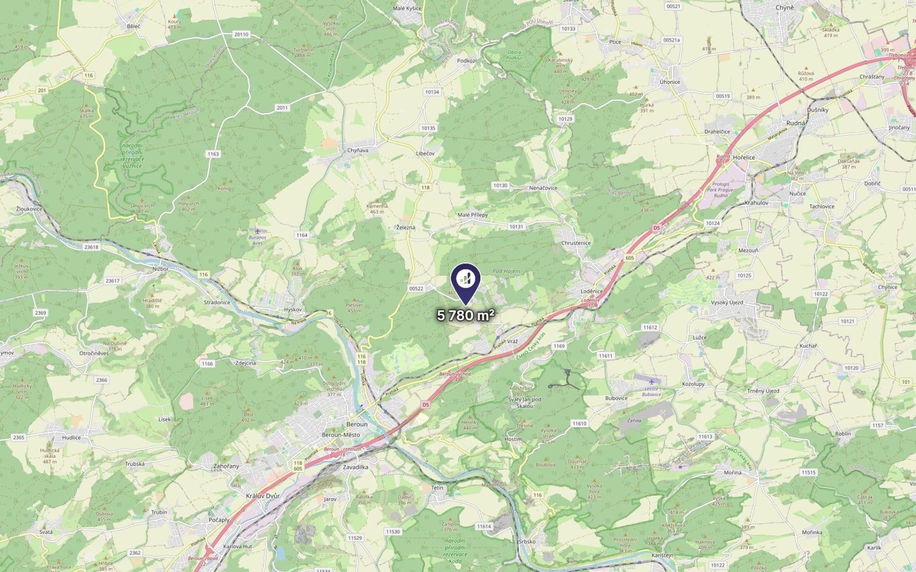 Predaj pozemku 3.853 m², Vráž, Středočeský kraj Predaj pozemku 3.853 m², Vráž, Středočeský kraj