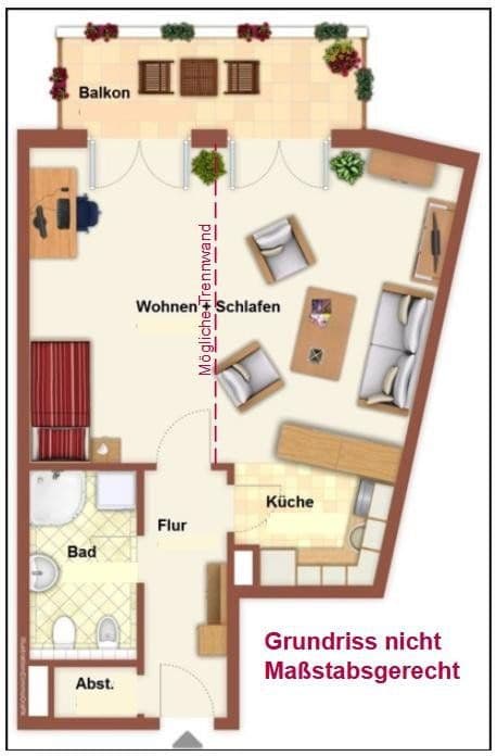 Predaj bytu 2-izbový 51 m², Hamburg, Hamburg Predaj bytu 2-izbový 51 m², Hamburg, Hamburg