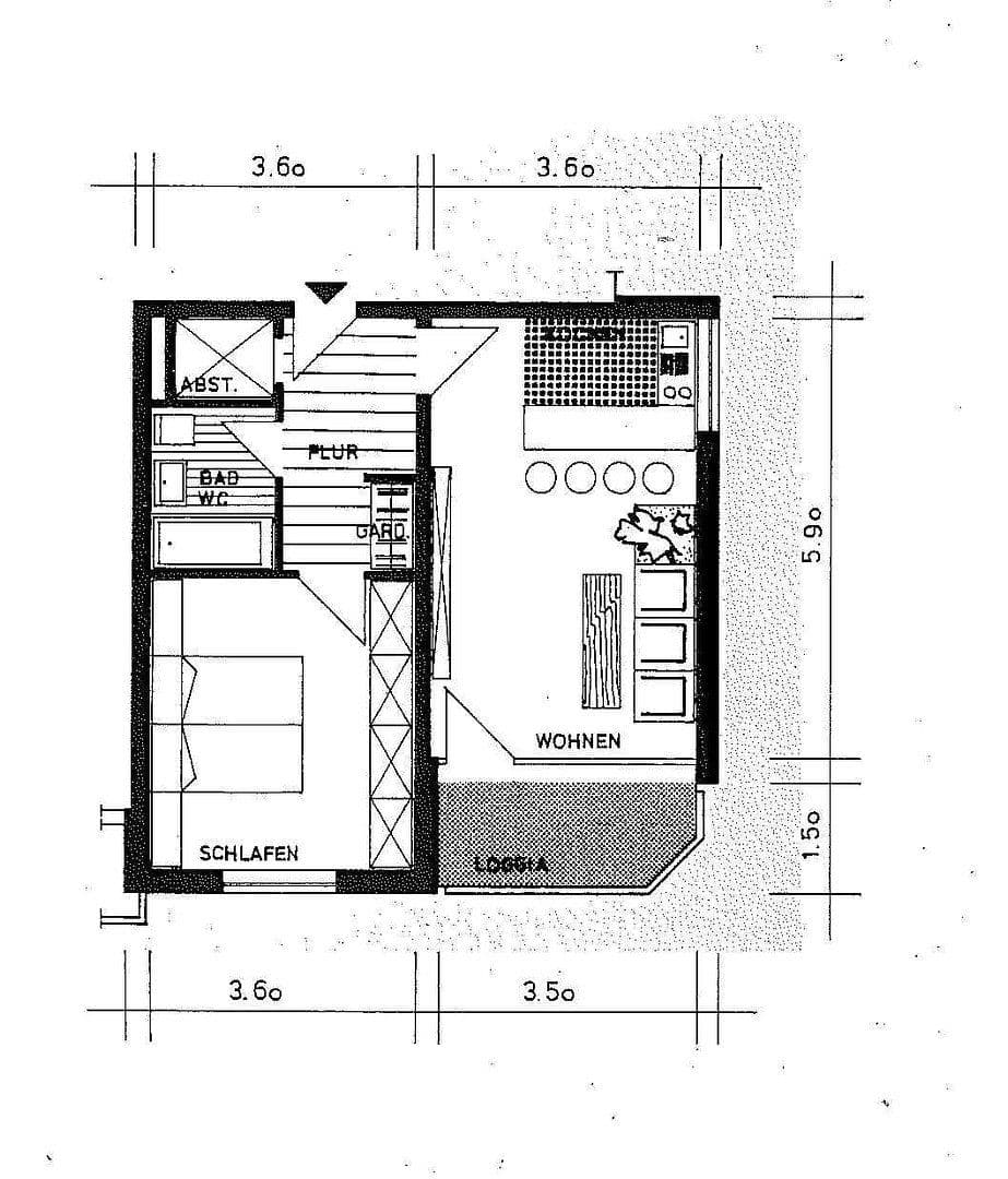 Predaj bytu 2-izbový 50 m², Steinhübel 16, Homburg, Sársko Predaj bytu 2-izbový 50 m², Steinhübel 16, Homburg, Sársko