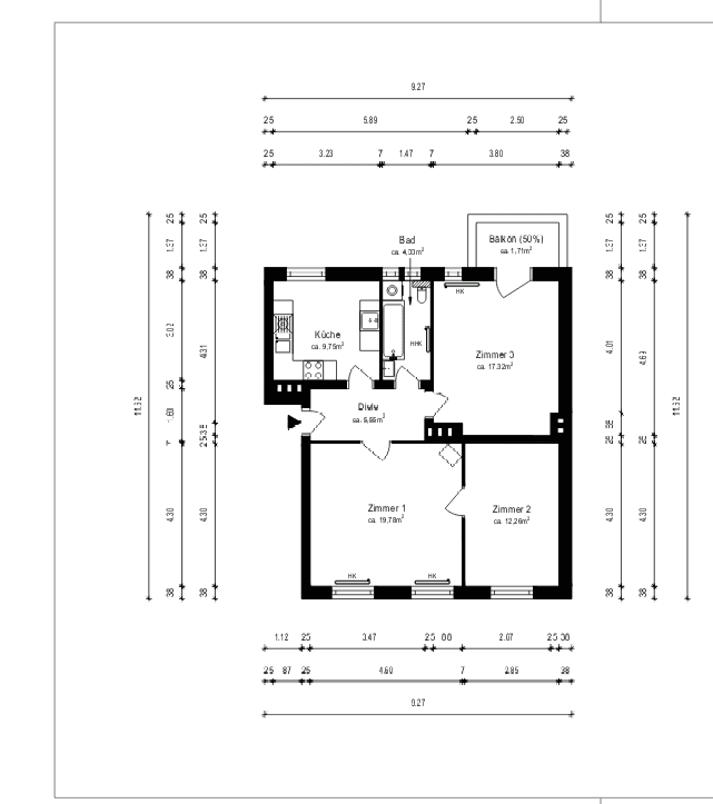 Predaj bytu 3-izbový 75 m², Berlin, Berlín Predaj bytu 3-izbový 75 m², Berlin, Berlín