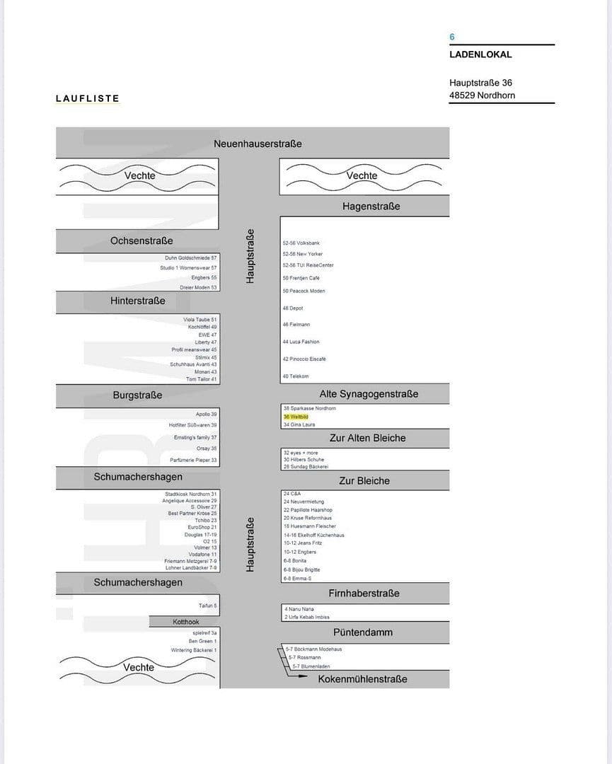 Prenájom nebytového priestoru 208 m², Hauptstraße 36, Nordhorn, Dolné Sasko Prenájom nebytového priestoru 208 m², Hauptstraße 36, Nordhorn, Dolné Sasko