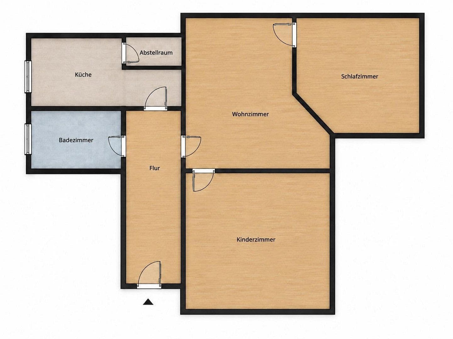 Prenájom bytu 3-izbový 92 m², Fürstenwalde/Spree, Brandenbursko Prenájom bytu 3-izbový 92 m², Fürstenwalde/Spree, Brandenbursko