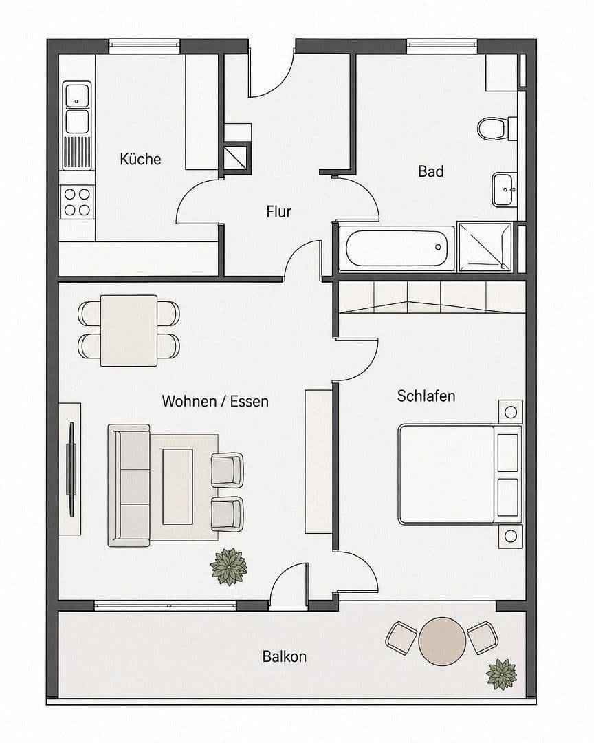 Predaj bytu 2-izbový 63 m², Wiesbaden, Hesensko Predaj bytu 2-izbový 63 m², Wiesbaden, Hesensko