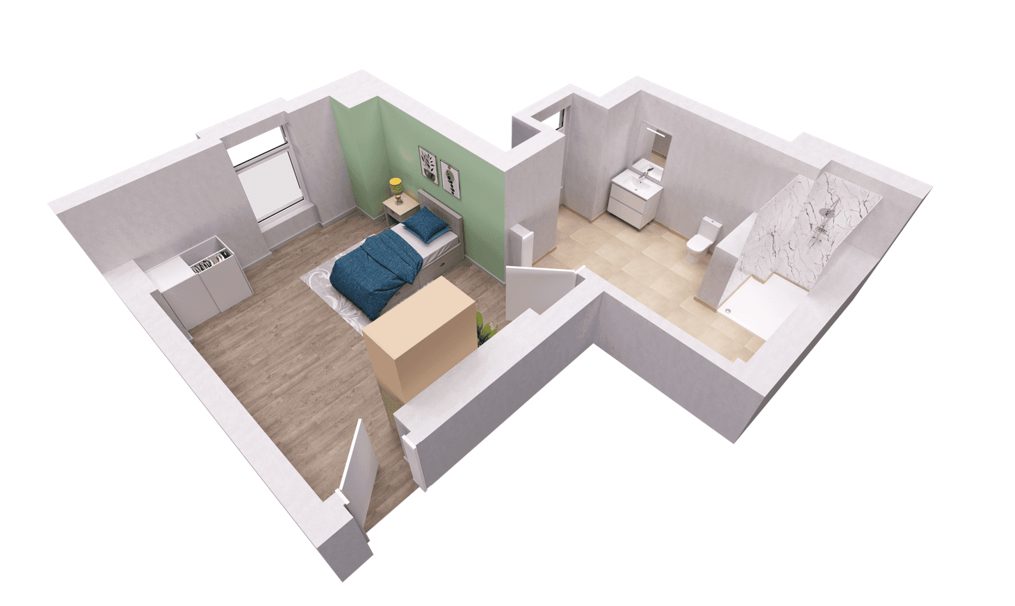 Prenájom bytu 1-izbový 32 m², Bad Nenndorf, Dolné Sasko Prenájom bytu 1-izbový 32 m², Bad Nenndorf, Dolné Sasko