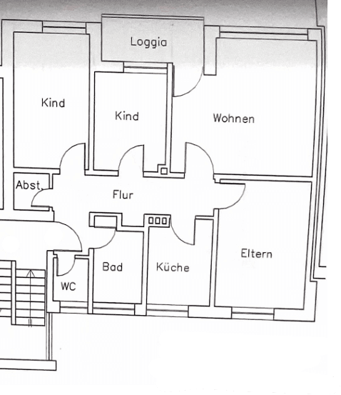 Prenájom bytu 4-izbový 81 m², Wilhelmshaven, Dolné Sasko Prenájom bytu 4-izbový 81 m², Wilhelmshaven, Dolné Sasko