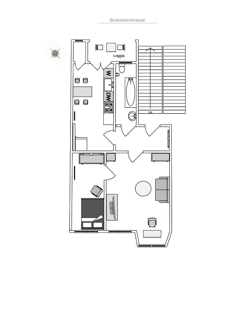 Prenájom bytu 2-izbový 65 m², Berlin, Berlín Prenájom bytu 2-izbový 65 m², Berlin, Berlín