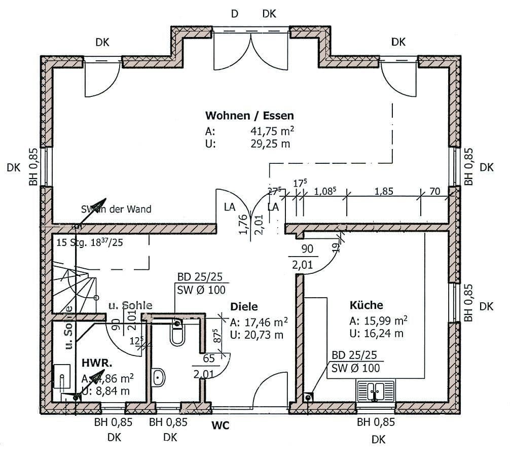 Predaj domu 143 m², pozemok 1.006 m², Michendorf, Brandenbursko Predaj domu 143 m², pozemok 1.006 m², Michendorf, Brandenbursko