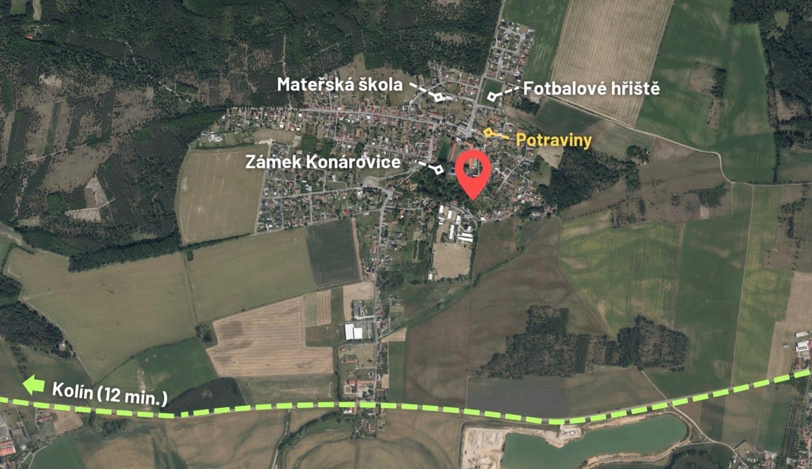 Predaj pozemku 865 m², Konárovice, Středočeský kraj Predaj pozemku 865 m², Konárovice, Středočeský kraj