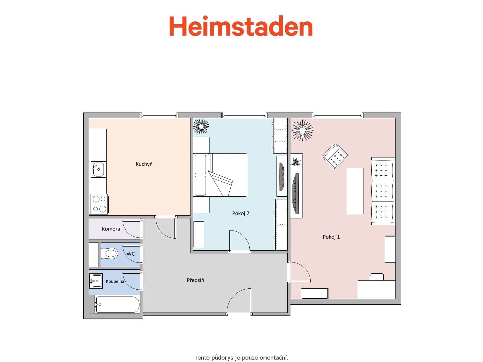 Prenájom bytu 2-izbový 54 m², Hlavní třída, Havířov, Moravskoslezský kraj Prenájom bytu 2-izbový 54 m², Hlavní třída, Havířov, Moravskoslezský kraj