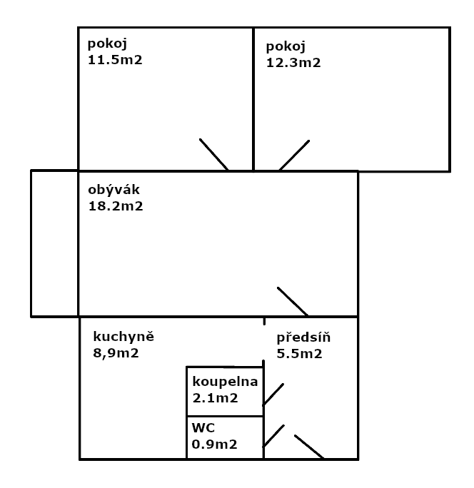 Predaj bytu 3-izbový 60 m², Petřivalského, Přerov, Olomoucký kraj Predaj bytu 3-izbový 60 m², Petřivalského, Přerov, Olomoucký kraj