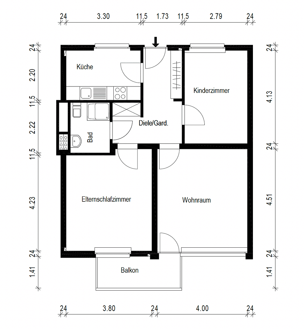 Predaj bytu 3-izbový 70 m², Mülheim an der Ruhr, Severné Porýnie - Westfálsko Predaj bytu 3-izbový 70 m², Mülheim an der Ruhr, Severné Porýnie - Westfálsko