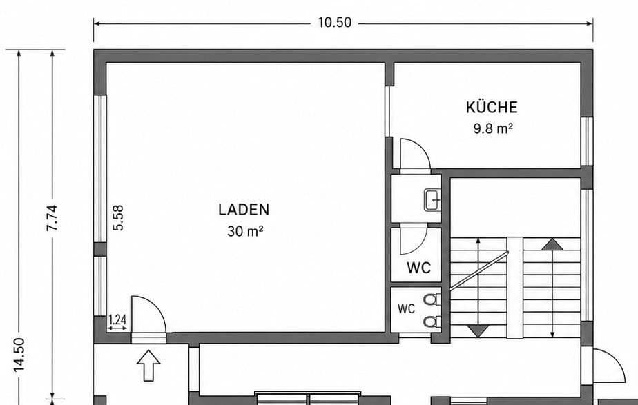 Prenájom kancelárie 43 m², Duisburg, Severné Porýnie - Westfálsko Prenájom kancelárie 43 m², Duisburg, Severné Porýnie - Westfálsko