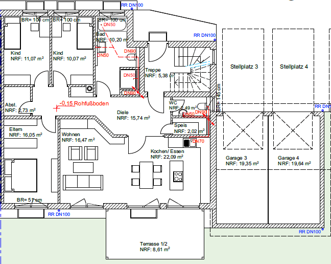 Prenájom bytu 5-izbový 110 m², Germaringen, Bavorsko Prenájom bytu 5-izbový 110 m², Germaringen, Bavorsko