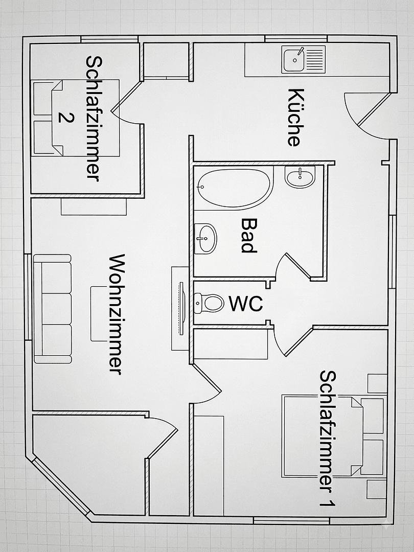 Prenájom bytu 3-izbový 70 m², Steinstraße 88, Krefeld, Severné Porýnie - Westfálsko Prenájom bytu 3-izbový 70 m², Steinstraße 88, Krefeld, Severné Porýnie - Westfálsko
