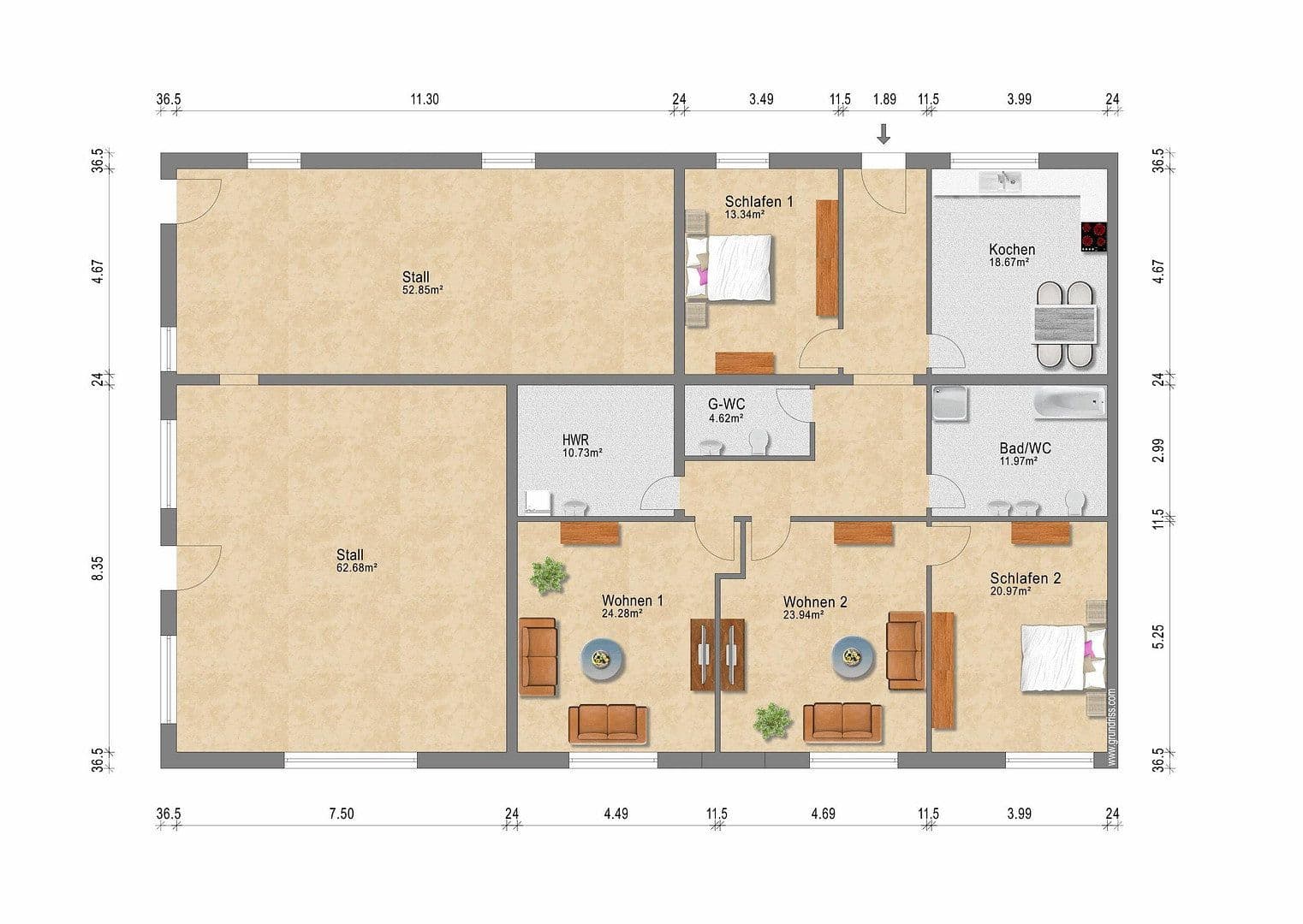 Predaj domu 378 m², pozemok 6.400 m², Wagenfeld, Dolné Sasko Predaj domu 378 m², pozemok 6.400 m², Wagenfeld, Dolné Sasko