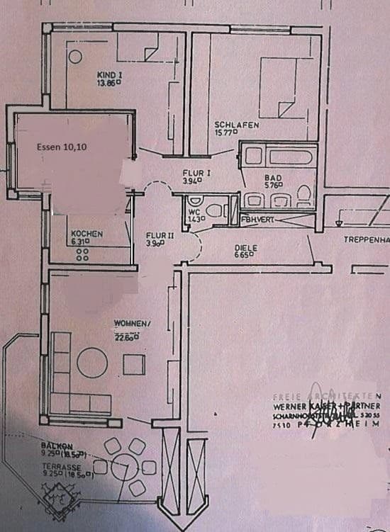 Predaj bytu 3-izbový 97 m², Pforzheim, Bádensko-Wurttembersko Predaj bytu 3-izbový 97 m², Pforzheim, Bádensko-Wurttembersko