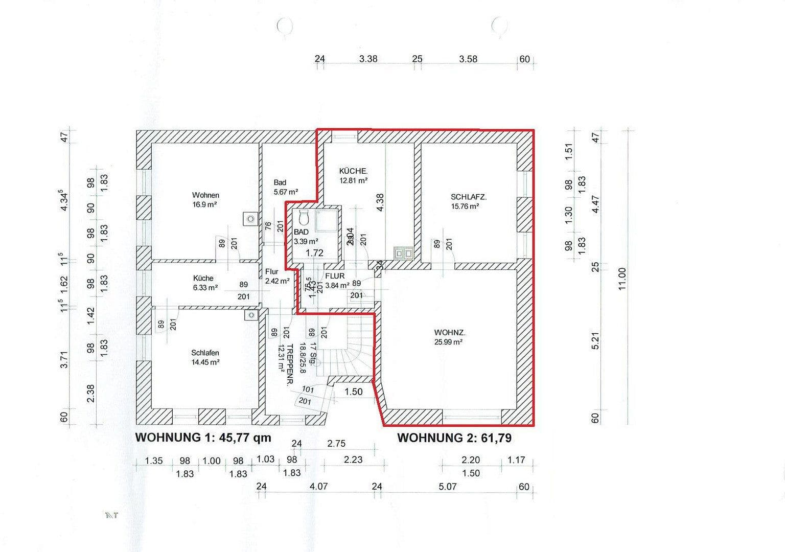 Prenájom bytu 3-izbový 62 m², Verdener Straße 20, Schneverdingen, Dolné Sasko Prenájom bytu 3-izbový 62 m², Verdener Straße 20, Schneverdingen, Dolné Sasko