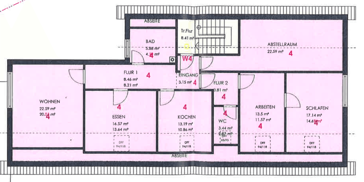 Prenájom bytu 4-izbový 93 m², Lingertstraße 18, Lörrach, Bádensko-Wurttembersko Prenájom bytu 4-izbový 93 m², Lingertstraße 18, Lörrach, Bádensko-Wurttembersko