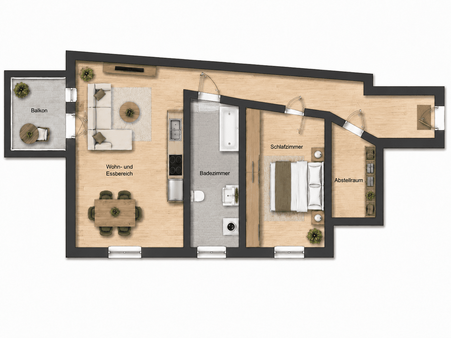 Prenájom bytu 1-izbový 69 m², Bräugaßl 9, Hemau, Bavorsko Prenájom bytu 1-izbový 69 m², Bräugaßl 9, Hemau, Bavorsko