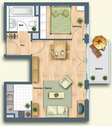 Predaj bytu 2-izbový 40 m², Innsbruckerring 11, München, Bavorsko Predaj bytu 2-izbový 40 m², Innsbruckerring 11, München, Bavorsko