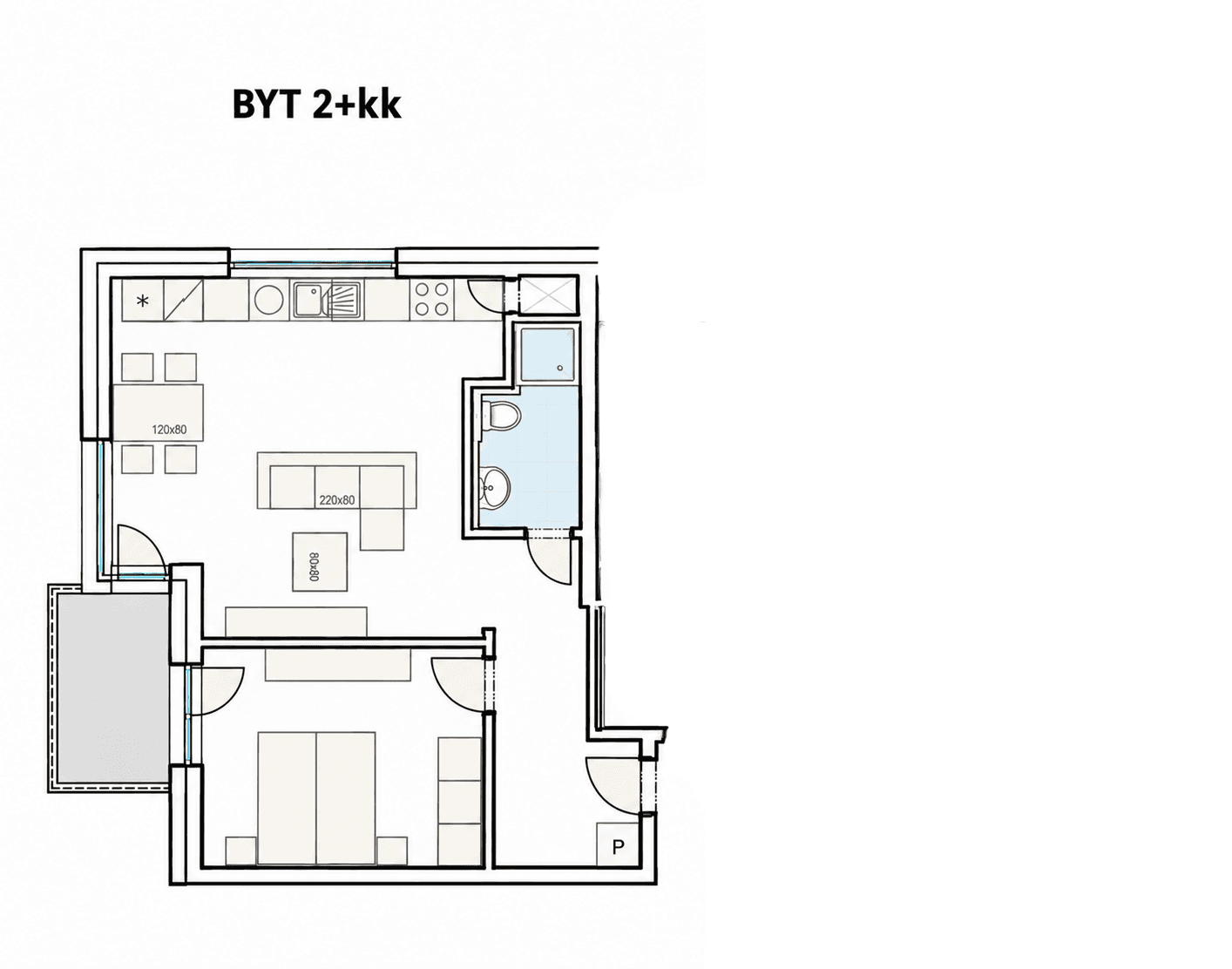 Prenájom bytu 2-izbový 56 m², Stromovka, Havlíčkův Brod, Kraj Vysočina Prenájom bytu 2-izbový 56 m², Stromovka, Havlíčkův Brod, Kraj Vysočina