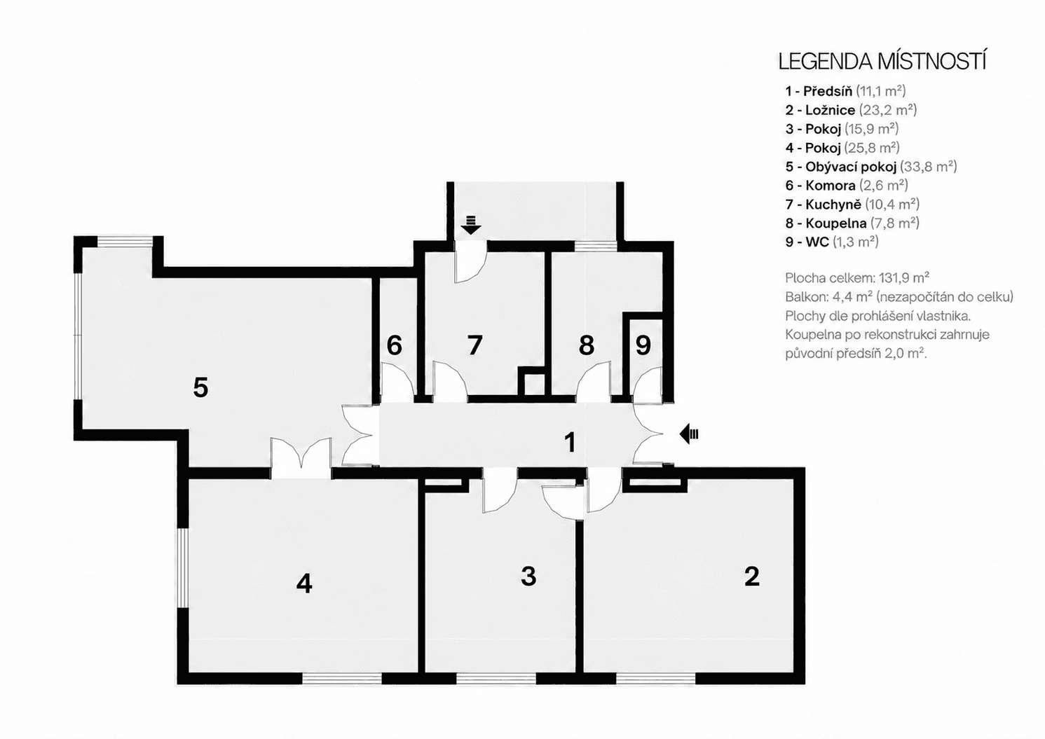 Predaj bytu 4-izbový 131 m², V Aleji, Jablonec nad Nisou, Liberecký kraj Predaj bytu 4-izbový 131 m², V Aleji, Jablonec nad Nisou, Liberecký kraj