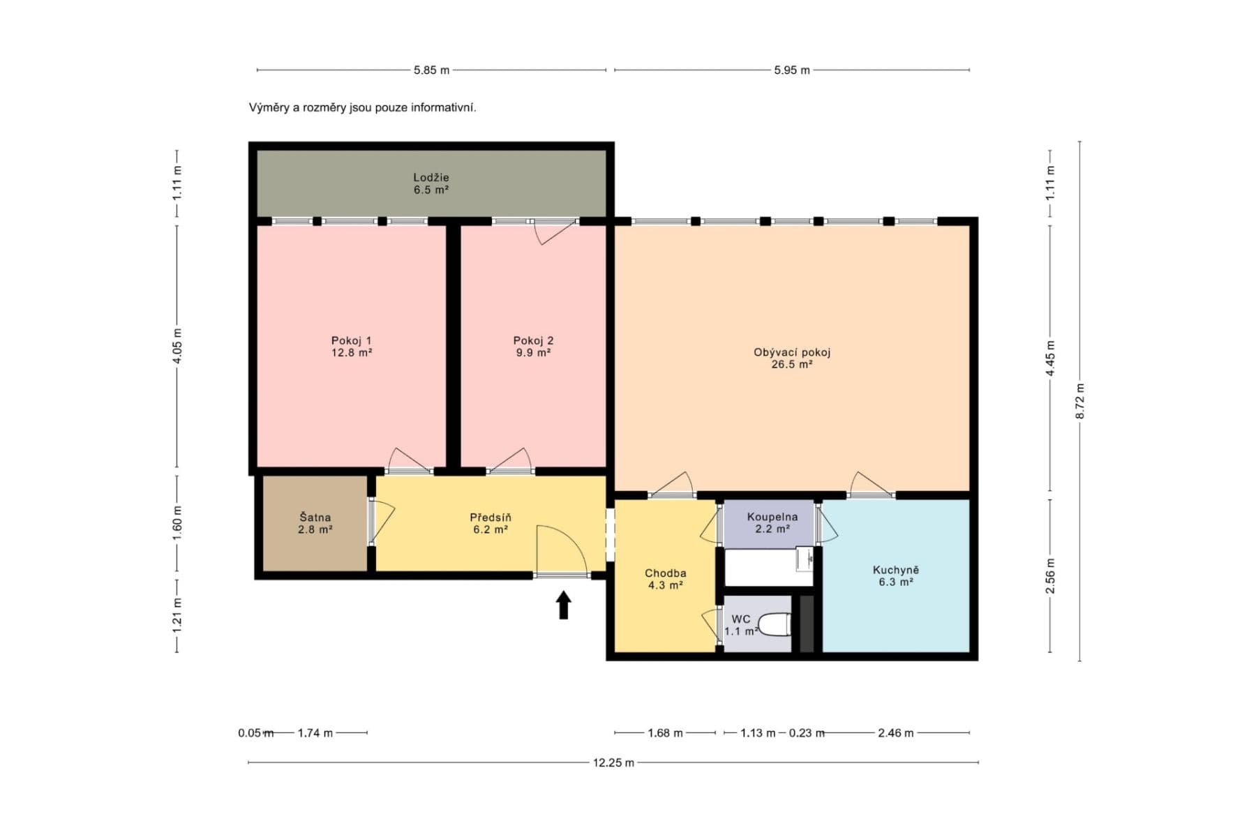 Predaj bytu 3-izbový 72 m², V Zápolí, Praha, Praha Predaj bytu 3-izbový 72 m², V Zápolí, Praha, Praha