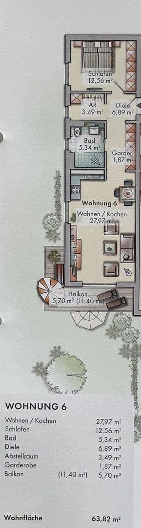 Predaj bytu 2-izbový 64 m², Ernst-Moritz-Arndt-Straße 2e, Dierhagen, Meklenbursko-Predpomoransko Predaj bytu 2-izbový 64 m², Ernst-Moritz-Arndt-Straße 2e, Dierhagen, Meklenbursko-Predpomoransko