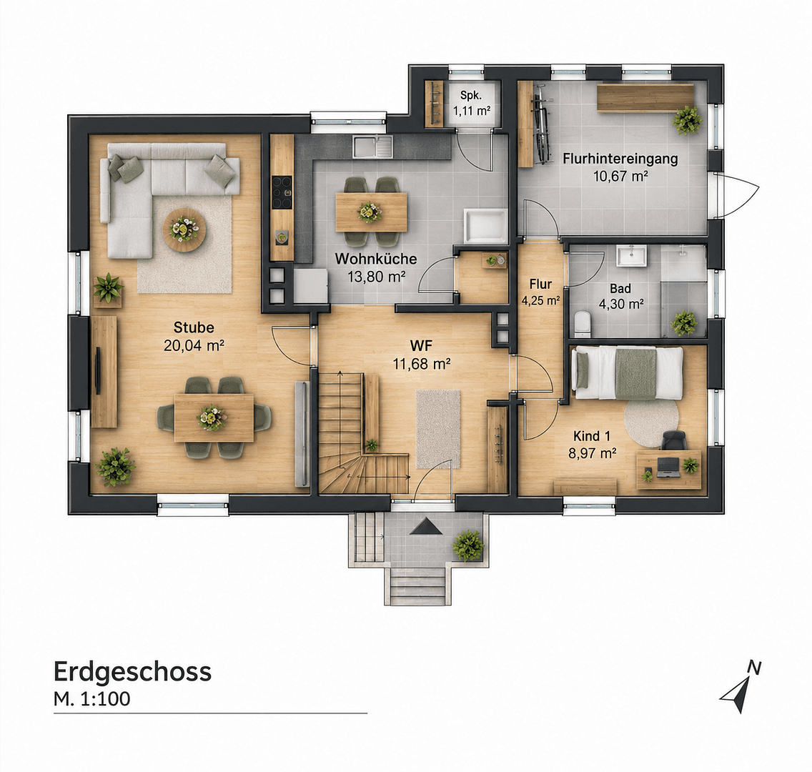 Predaj domu 160 m², pozemok 922 m², Beckdorf, Dolné Sasko Predaj domu 160 m², pozemok 922 m², Beckdorf, Dolné Sasko
