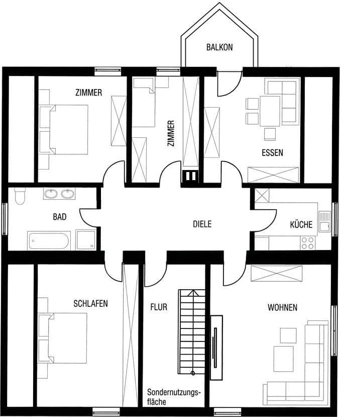 Predaj bytu 5-izbový 109 m², Germaringen, Bavorsko Predaj bytu 5-izbový 109 m², Germaringen, Bavorsko
