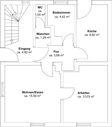 Predaj domu 91 m², pozemok 421 m², Augsburg, Bavorsko Predaj domu 91 m², pozemok 421 m², Augsburg, Bavorsko