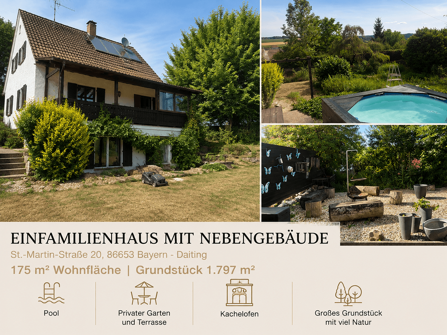 Predaj domu 175 m², pozemok 1.797 m², St.-Martin-Str. 20, Daiting, Bavorsko Predaj domu 175 m², pozemok 1.797 m², St.-Martin-Str. 20, Daiting, Bavorsko
