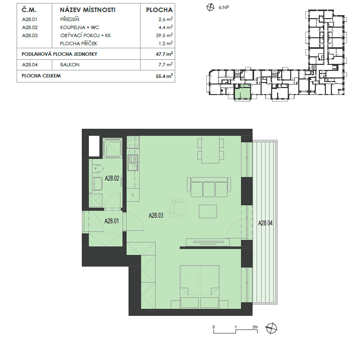 Prenájom bytu 2-izbový 48 m², Střední, Brno, Jihomoravský kraj Prenájom bytu 2-izbový 48 m², Střední, Brno, Jihomoravský kraj