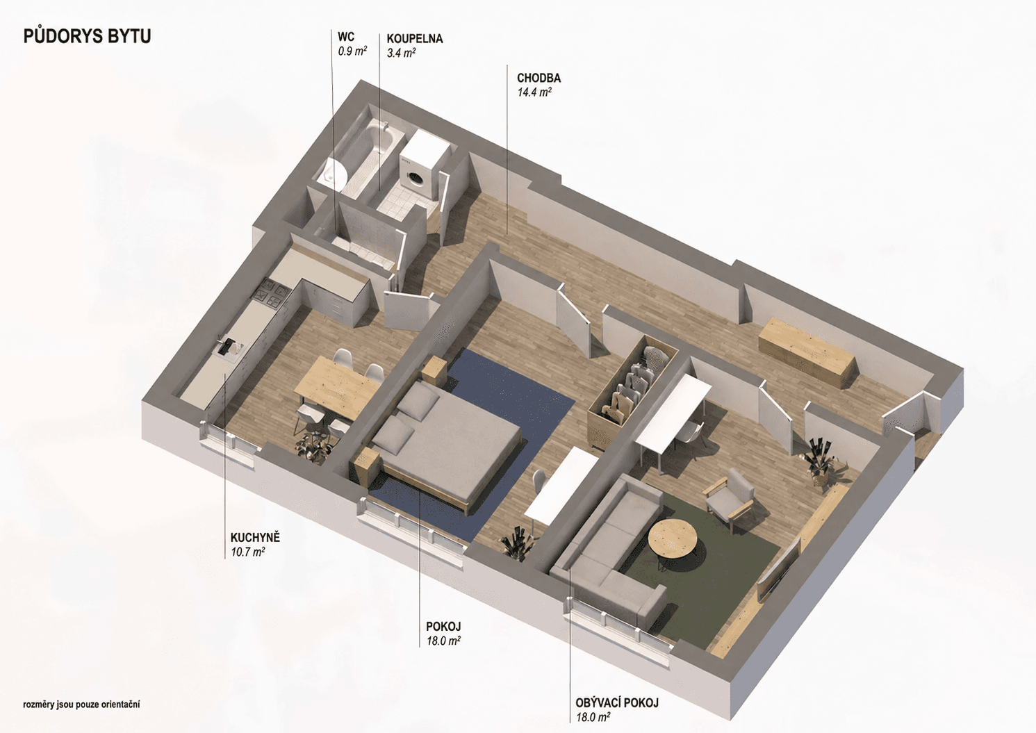 Predaj bytu 2-izbový 68 m², Jevanská, Praha, Praha Predaj bytu 2-izbový 68 m², Jevanská, Praha, Praha