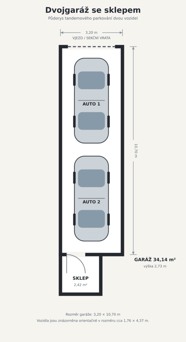 Predaj garáže 34 m², Návršní, Praha, Praha Predaj garáže 34 m², Návršní, Praha, Praha