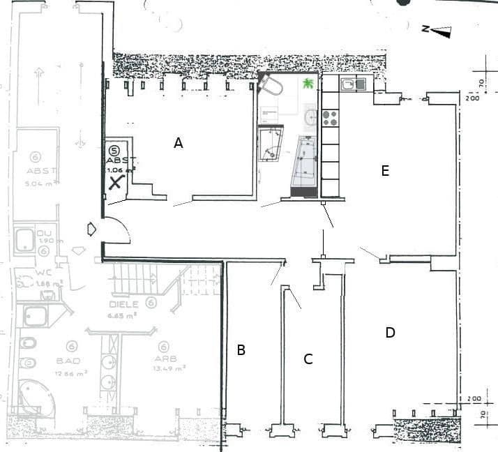 Prenájom bytu 5-izbový 111 m², Chemnitz, Sasko Prenájom bytu 5-izbový 111 m², Chemnitz, Sasko