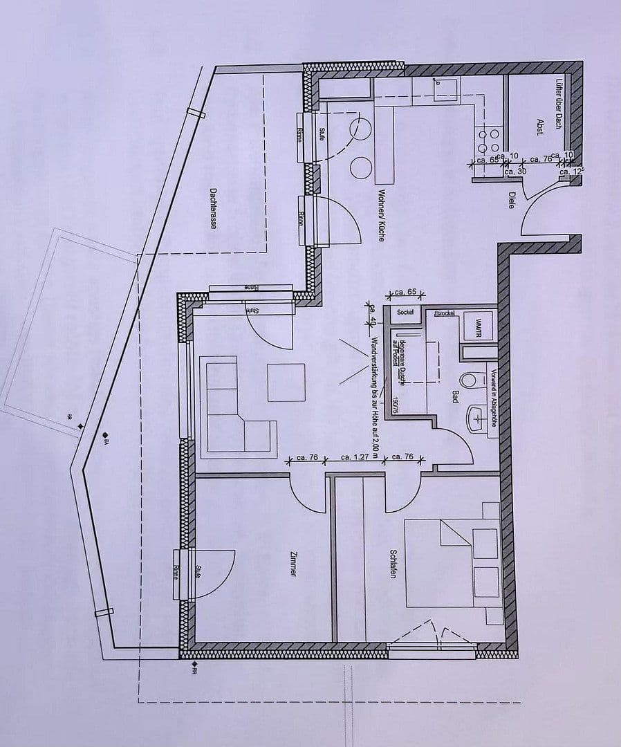 Prenájom bytu 3-izbový 79 m², Frankfurt am Main, Kalbach, Hesensko Prenájom bytu 3-izbový 79 m², Frankfurt am Main, Kalbach, Hesensko