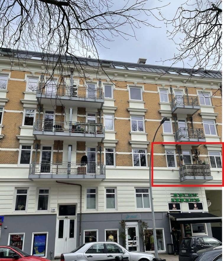 Predaj bytu 2-izbový 38 m², Erikastraße 46, Hamburg, Hamburg Predaj bytu 2-izbový 38 m², Erikastraße 46, Hamburg, Hamburg