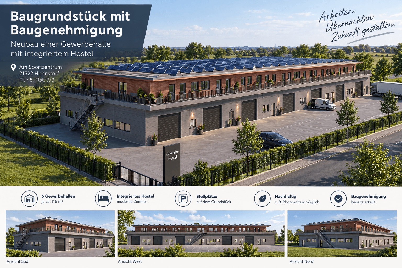 Predaj pozemku 3.800 m², Am Sportzentrum, Hohnstorf (Elbe), Dolné Sasko Predaj pozemku 3.800 m², Am Sportzentrum, Hohnstorf (Elbe), Dolné Sasko
