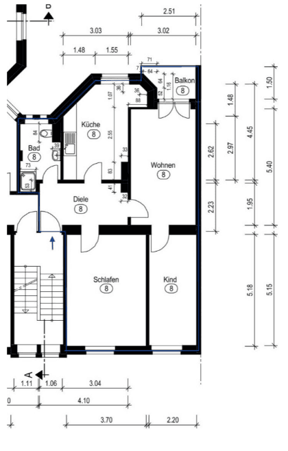 Predaj bytu 3-izbový 76 m², Düsseldorf, Severné Porýnie - Westfálsko Predaj bytu 3-izbový 76 m², Düsseldorf, Severné Porýnie - Westfálsko