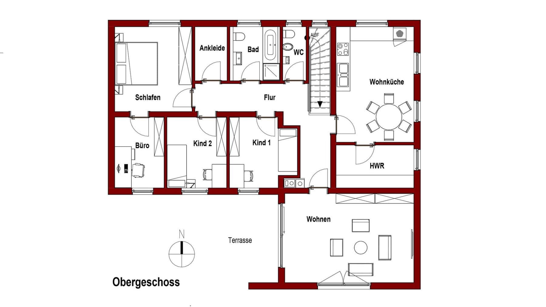 Predaj domu 196 m², pozemok 722 m², Pommernweg 10, Oberstenfeld, Bádensko-Wurttembersko Predaj domu 196 m², pozemok 722 m², Pommernweg 10, Oberstenfeld, Bádensko-Wurttembersko
