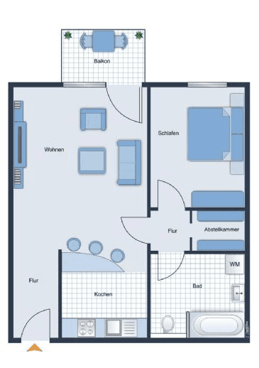 Prenájom bytu 2-izbový 52 m², Lortzingstraße 35, Hilden, Severné Porýnie - Westfálsko Prenájom bytu 2-izbový 52 m², Lortzingstraße 35, Hilden, Severné Porýnie - Westfálsko