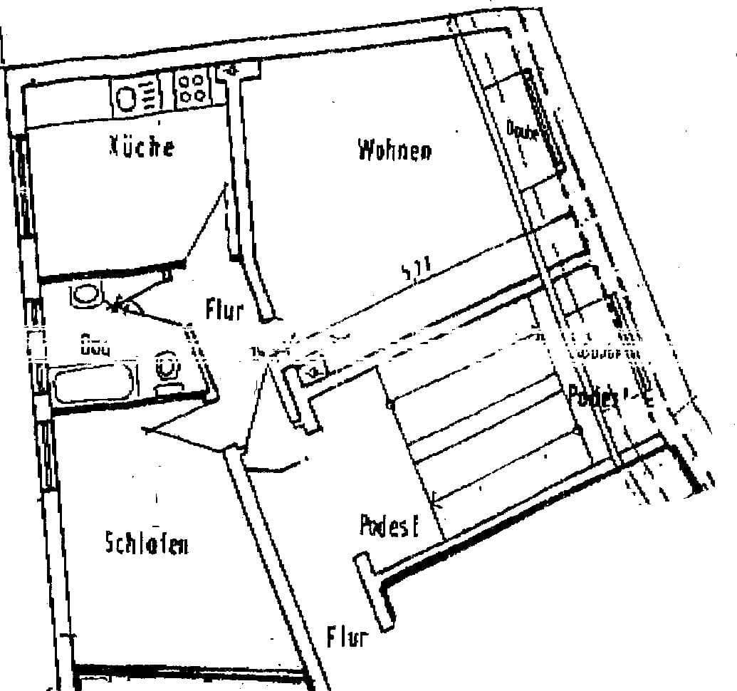Prenájom bytu 2-izbový 59 m², Saarbrückenstrasse 178, Kiel, Šlezvicko-Holštajnsko Prenájom bytu 2-izbový 59 m², Saarbrückenstrasse 178, Kiel, Šlezvicko-Holštajnsko