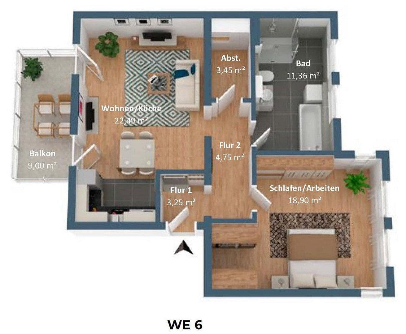 Prenájom bytu 2-izbový 69 m², Alt Salbke 73, Magdeburg, Sasko-Anhaltsko Prenájom bytu 2-izbový 69 m², Alt Salbke 73, Magdeburg, Sasko-Anhaltsko