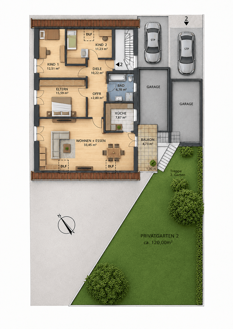 Predaj bytu 4-izbový 101 m², Germersheim, Porýnie-Falcko Predaj bytu 4-izbový 101 m², Germersheim, Porýnie-Falcko