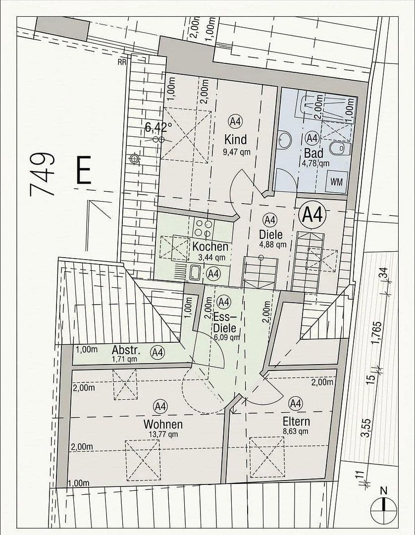 Predaj bytu 4-izbový 83 m², Viernheim, Hesensko Predaj bytu 4-izbový 83 m², Viernheim, Hesensko
