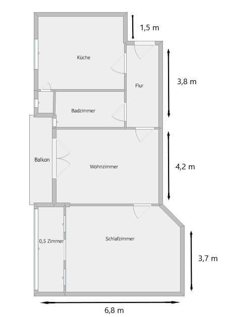 Prenájom bytu 2-izbový 76 m², Parkstraße 21b, Osnabrück, Dolné Sasko Prenájom bytu 2-izbový 76 m², Parkstraße 21b, Osnabrück, Dolné Sasko